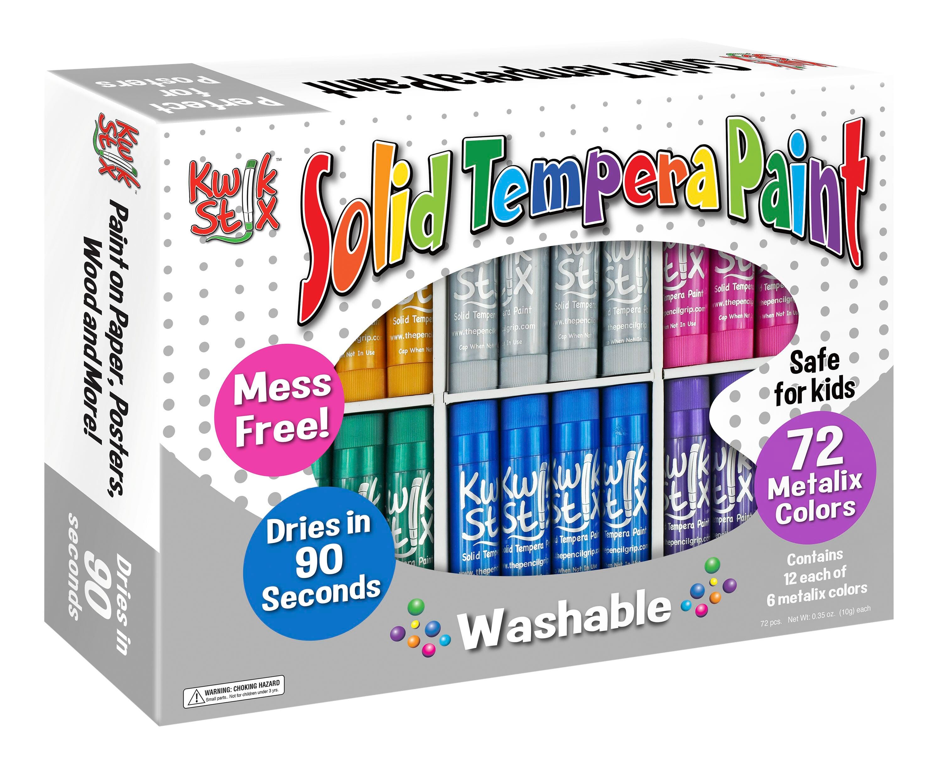 The Pencil Grip KwikStix, Metallic Colors, Set of 73